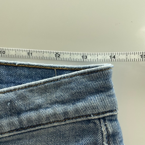 Madewell The High-Rise Slim Boyjean in Summit Wash: Summerweight Edition Size 25 - Picture 7 of 8